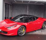 Ferrari 458 for hire from Sportscarhire, front