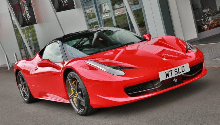 Ferrari 458 sports car hire