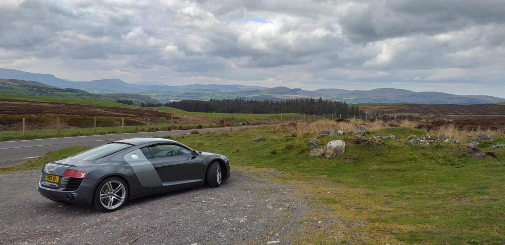 Audi R8 in the Cheshire Countryside